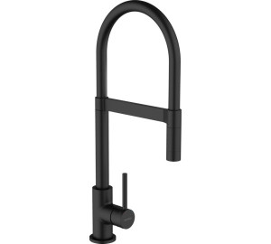 Grifo de cocina 3 vías monomando GE-DUAL para equipos de tratamiento de agua Negro Tau